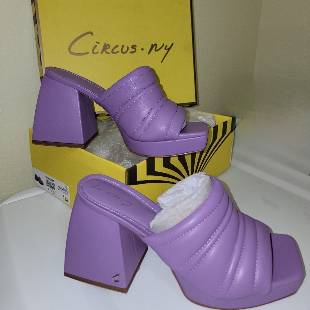 Circus by Sam Edelman Purple Platform Mules